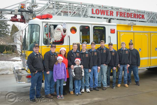 Santa Visits Lower Frederick Twp. - 12/21/2013